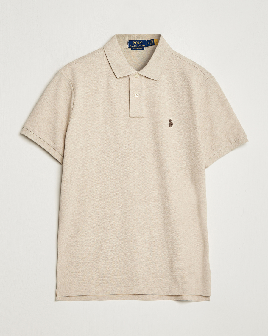 Hombres | Polos | Polo Ralph Lauren | Custom Slim Fit Polo Expedition Dune Heather