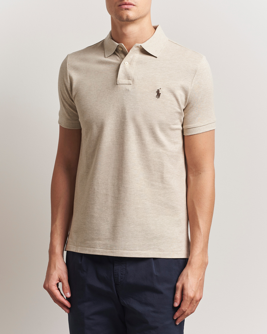 Hombres | Polos | Polo Ralph Lauren | Custom Slim Fit Polo Expedition Dune Heather