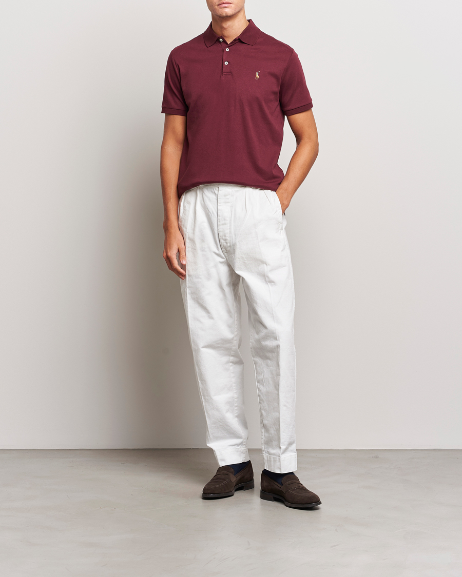 Hombres | Polos | Polo Ralph Lauren | Luxury Pima Cotton Polo Harvard Wine