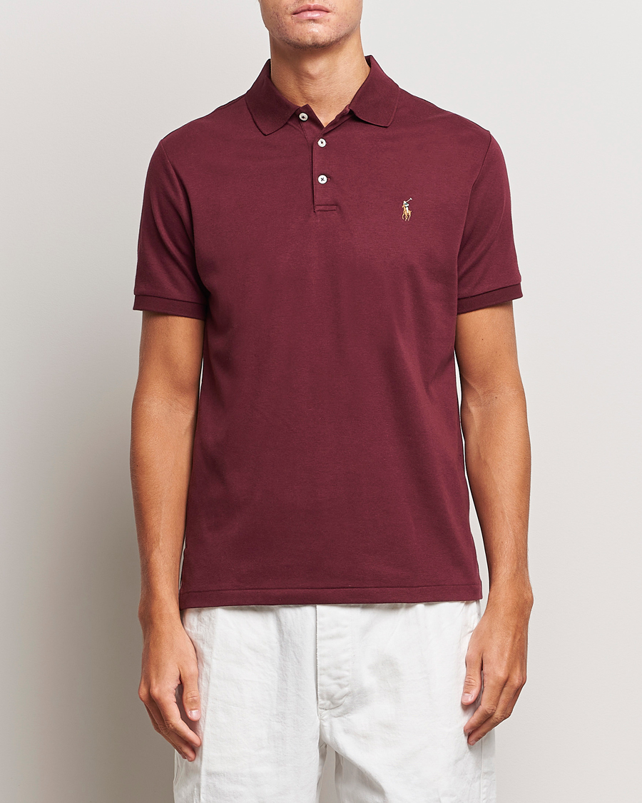 Hombres | Polos | Polo Ralph Lauren | Luxury Pima Cotton Polo Harvard Wine