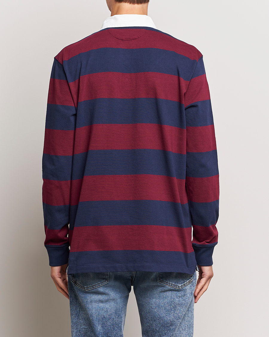 Hombres | Jerséis y prendas de punto | Polo Ralph Lauren | Jersey Striped Rugger Navy/Wine