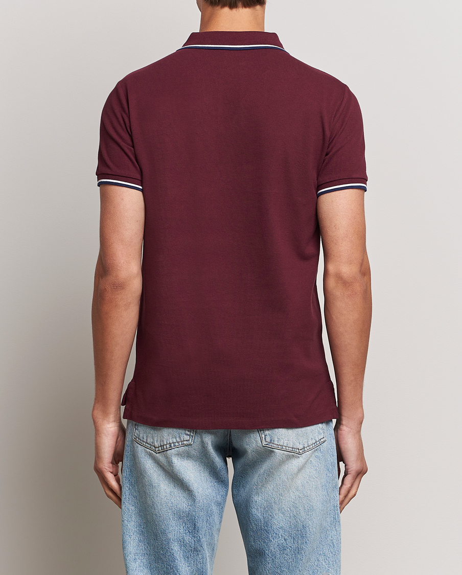 Hombres | Polos | Polo Ralph Lauren | Custom Slim Fit Piped Polo Harvard Wine