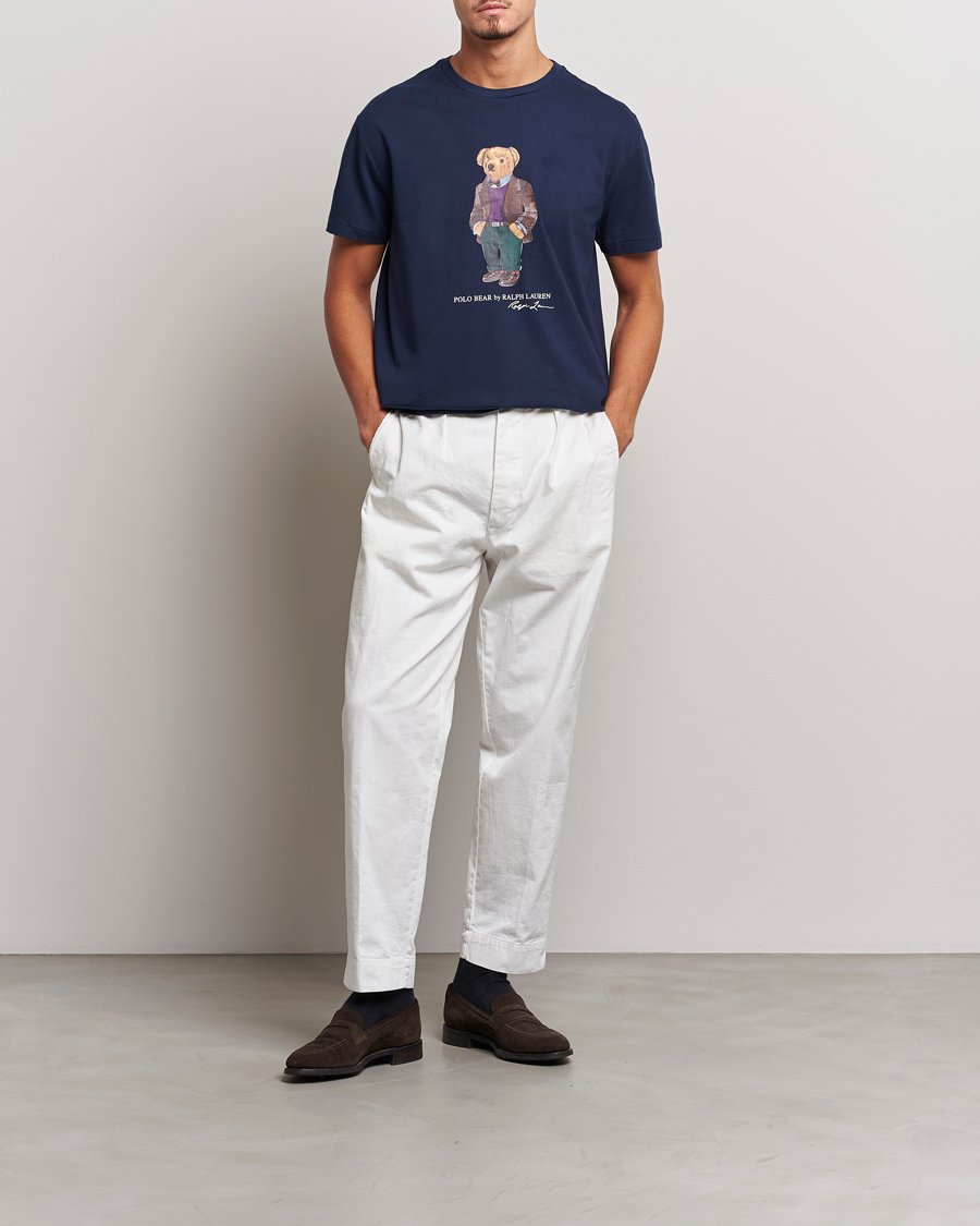 Hombres | Camisetas | Polo Ralph Lauren | Printed Heritage Bear T-Shirt Cruise Navy