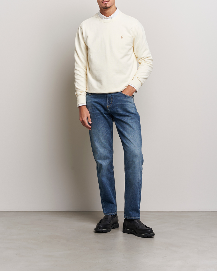 Hombres | Jerséis y prendas de punto | Polo Ralph Lauren | Loopback Terry Sweatshirt Clubhouse Cream