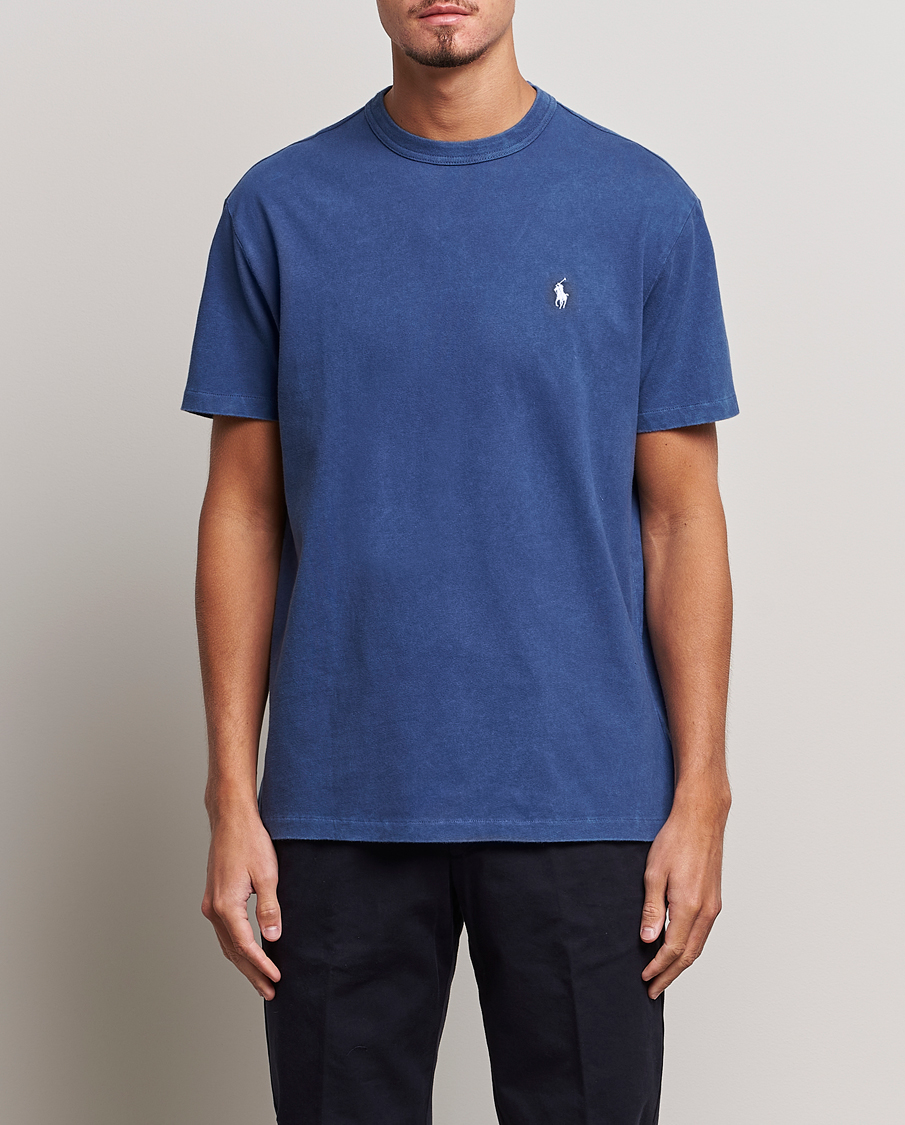Hombres | Camisetas | Polo Ralph Lauren | Loopback Crew Neck T-Shirt Light Navy