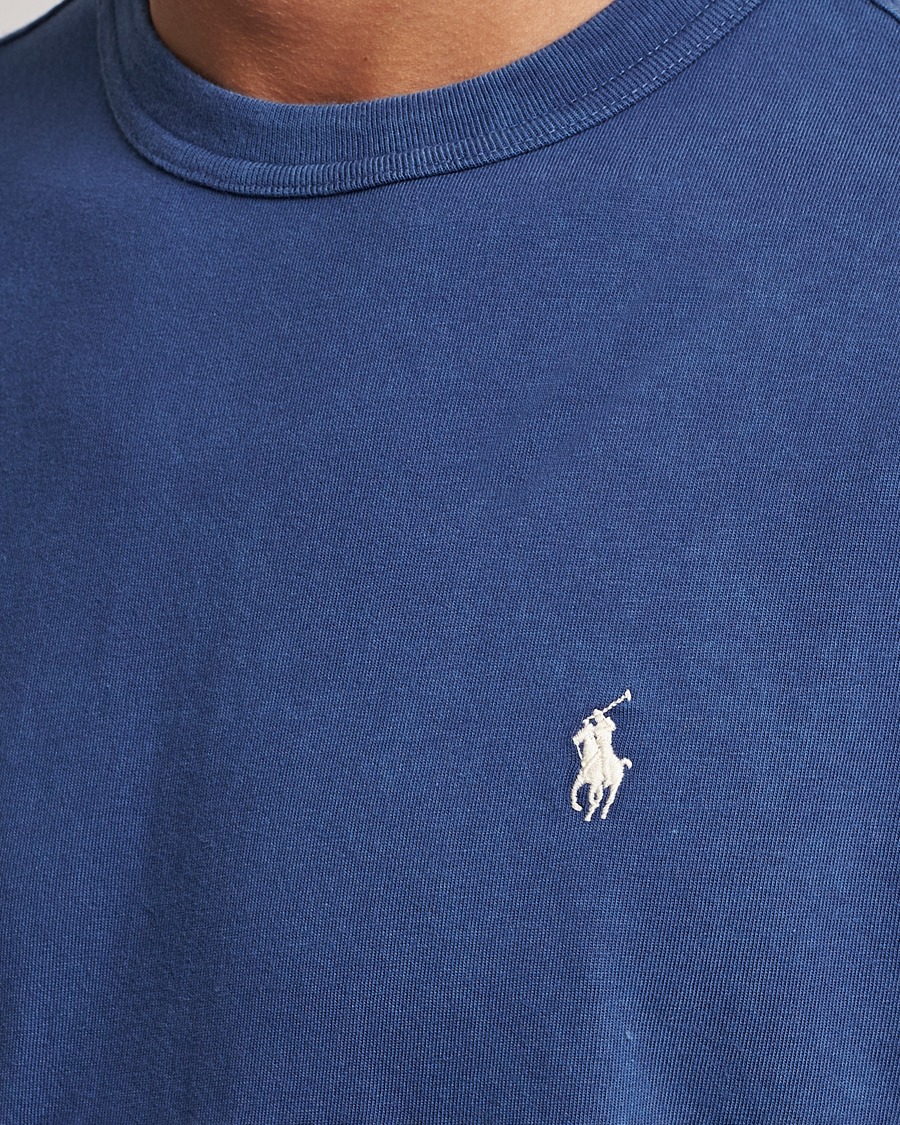 Hombres | Camisetas | Polo Ralph Lauren | Loopback Crew Neck T-Shirt Light Navy