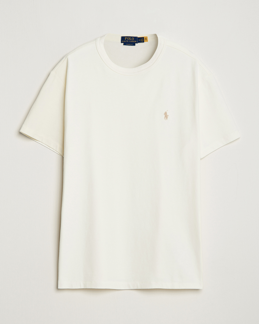 Hombres | Camisetas | Polo Ralph Lauren | Loopback Crew Neck T-Shirt Clubhouse Cream