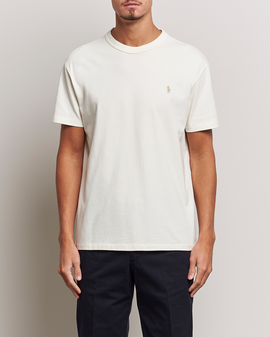 Hombres | Camisetas | Polo Ralph Lauren | Loopback Crew Neck T-Shirt Clubhouse Cream