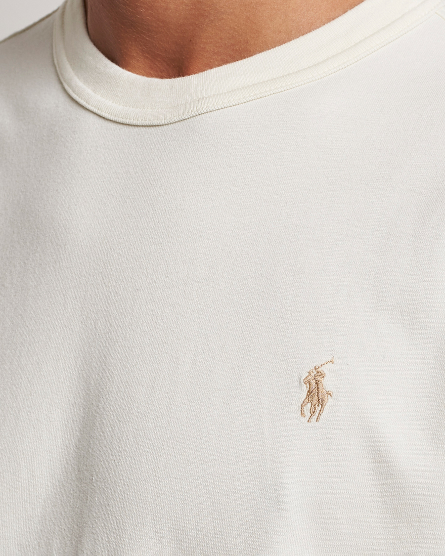 Hombres | Camisetas | Polo Ralph Lauren | Loopback Crew Neck T-Shirt Clubhouse Cream