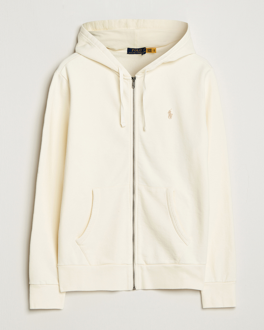 Hombres | Jerséis y prendas de punto | Polo Ralph Lauren | Loopback Terry Full-Zip Hoodie Clubhouse Cream