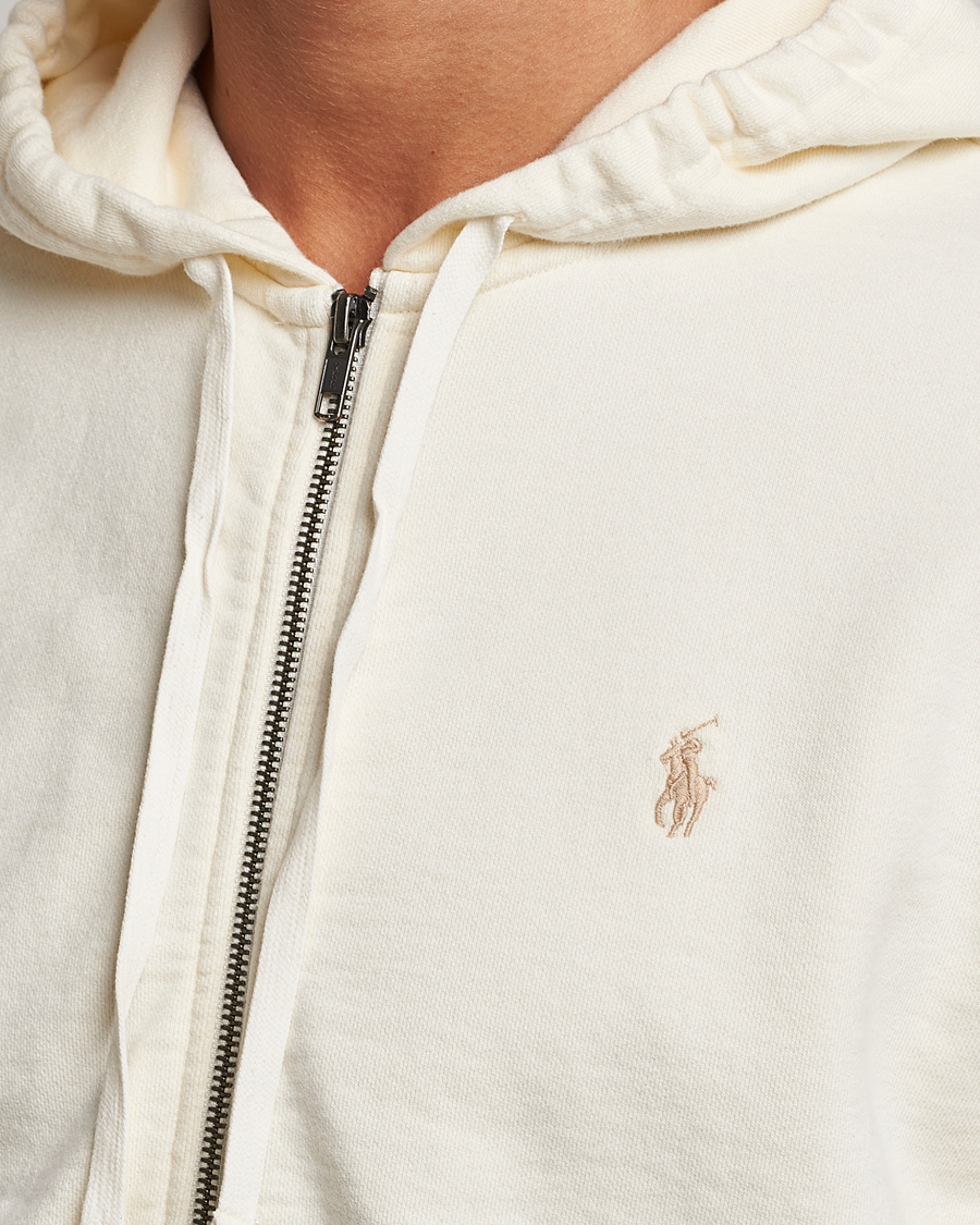 Hombres | Jerséis y prendas de punto | Polo Ralph Lauren | Loopback Terry Full-Zip Hoodie Clubhouse Cream