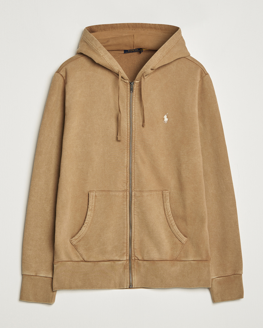 Hombres | Jerséis y prendas de punto | Polo Ralph Lauren | Loopback Full Zip Hoodie Rustic Tan