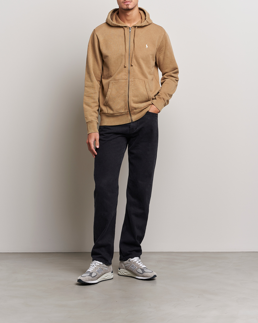 Hombres | Jerséis y prendas de punto | Polo Ralph Lauren | Loopback Full Zip Hoodie Rustic Tan