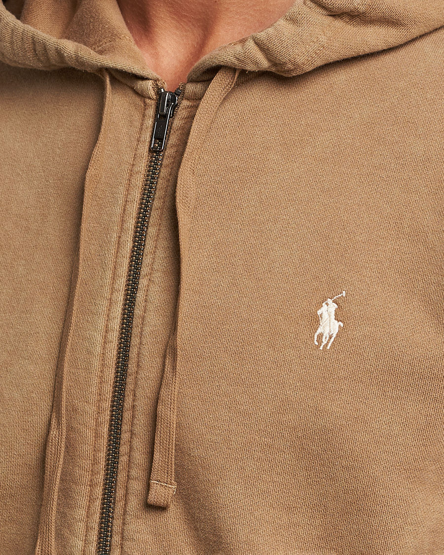 Hombres | Jerséis y prendas de punto | Polo Ralph Lauren | Loopback Full Zip Hoodie Rustic Tan