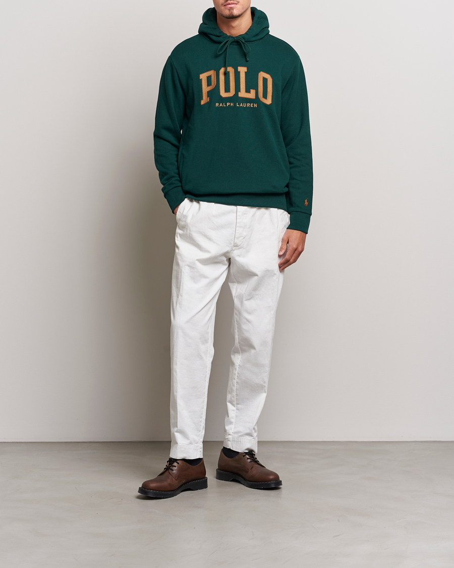 Hombres | Jerséis y prendas de punto | Polo Ralph Lauren | RL Fleece Logo Hoodie Hunt Club Green