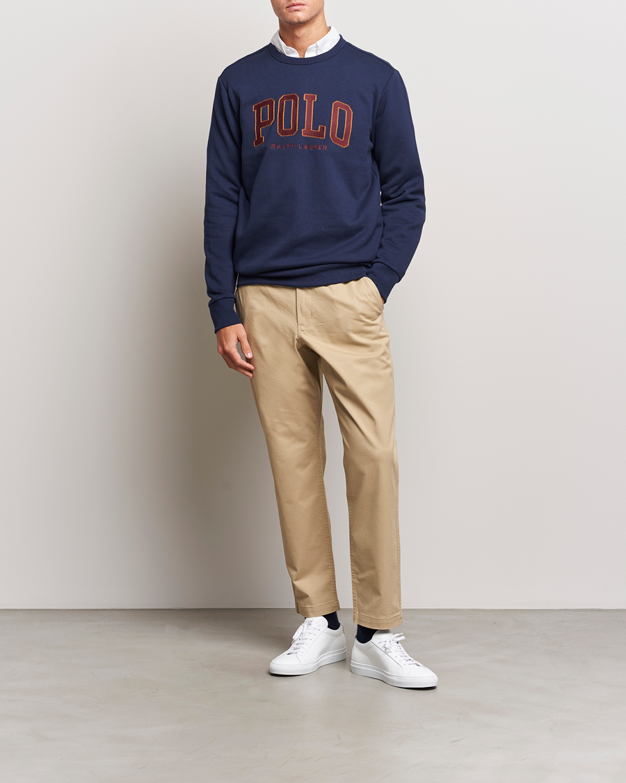 Hombres | Jerséis y prendas de punto | Polo Ralph Lauren | RL Fleece Logo Sweatshirt Cruise Navy