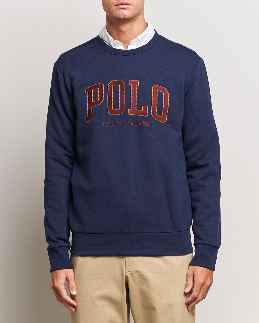 Hombres | Jerséis y prendas de punto | Polo Ralph Lauren | RL Fleece Logo Sweatshirt Cruise Navy