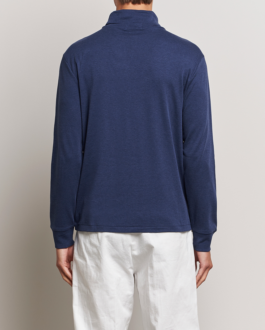 Hombres | Jerséis y prendas de punto | Polo Ralph Lauren | Luxury Pima Cotton Rollneck Spring Navy Heather