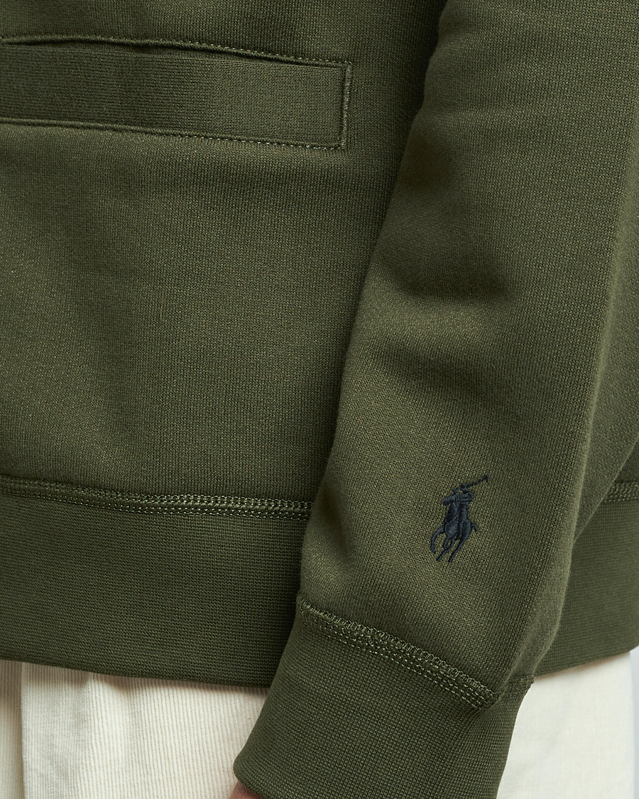 Hombres | Jerséis y prendas de punto | Polo Ralph Lauren | RL Fleece Cardigan Armadillo Green
