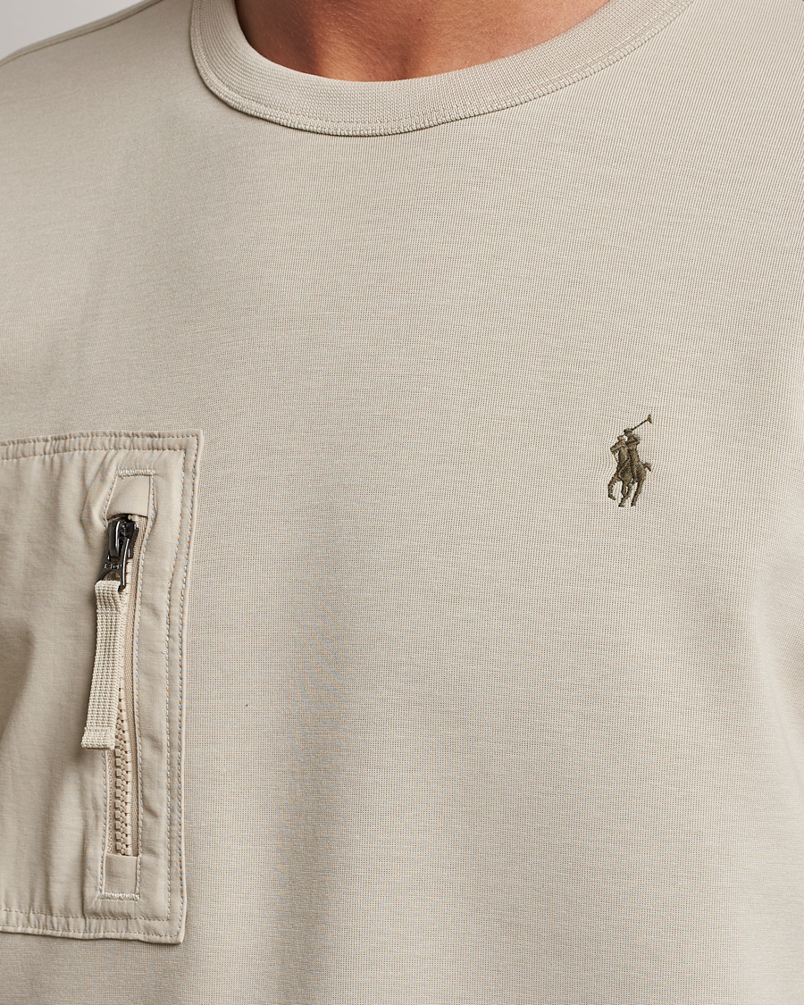 Hombres | Jerséis y prendas de punto | Polo Ralph Lauren | Double Knit Pocket Sweatshirt Classic Stone