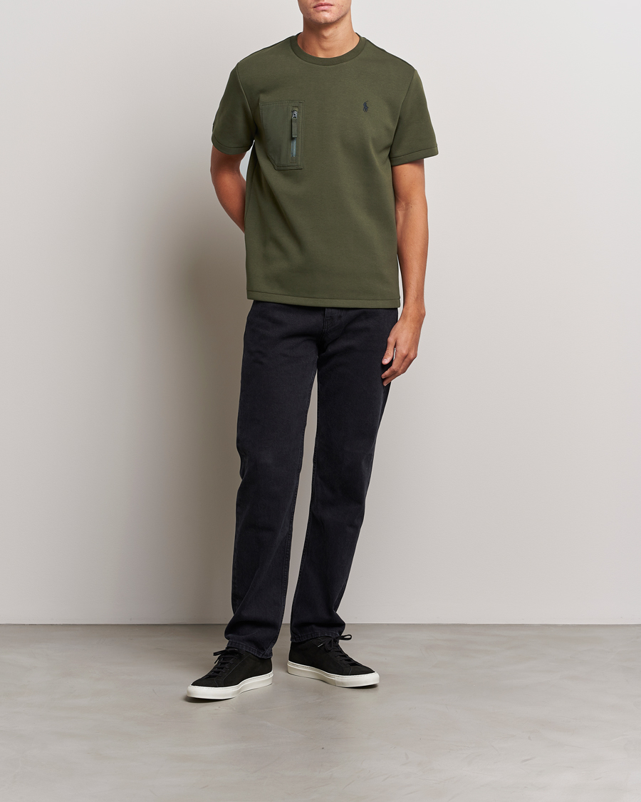 Hombres | Camisetas | Polo Ralph Lauren | Double Knit Pocket T-Shirt Company Olive