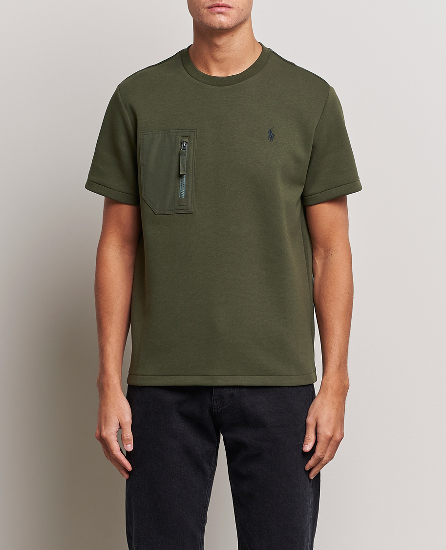 Hombres | Camisetas | Polo Ralph Lauren | Double Knit Pocket T-Shirt Company Olive