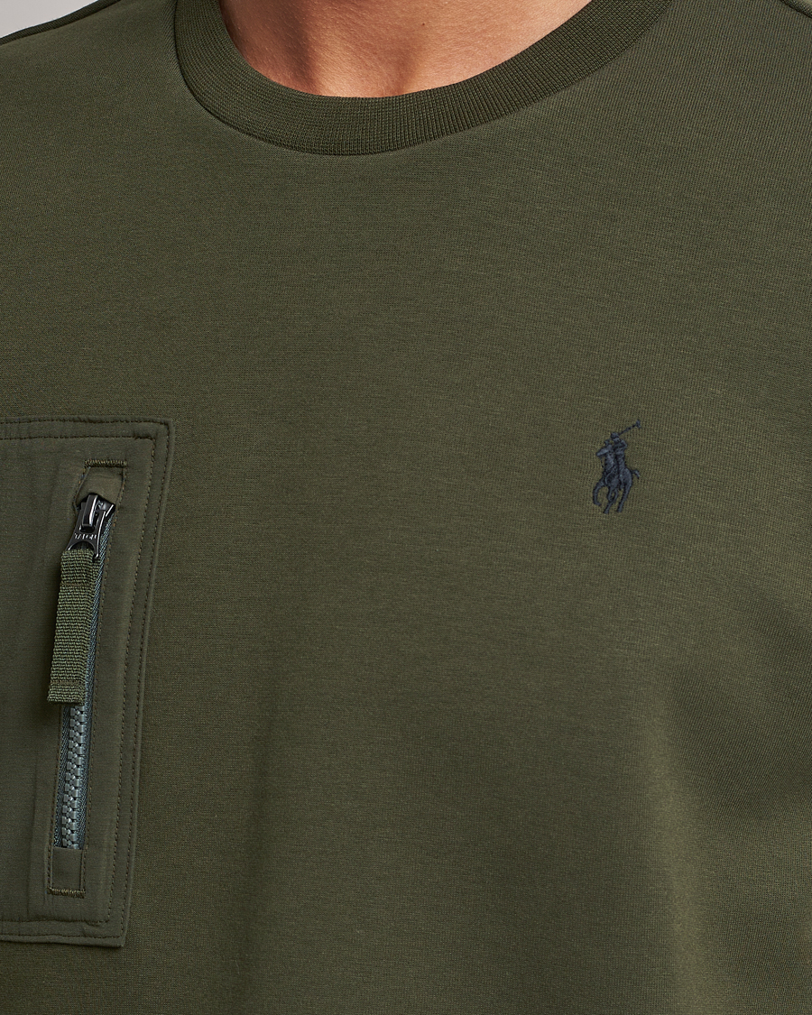 Hombres | Camisetas | Polo Ralph Lauren | Double Knit Pocket T-Shirt Company Olive