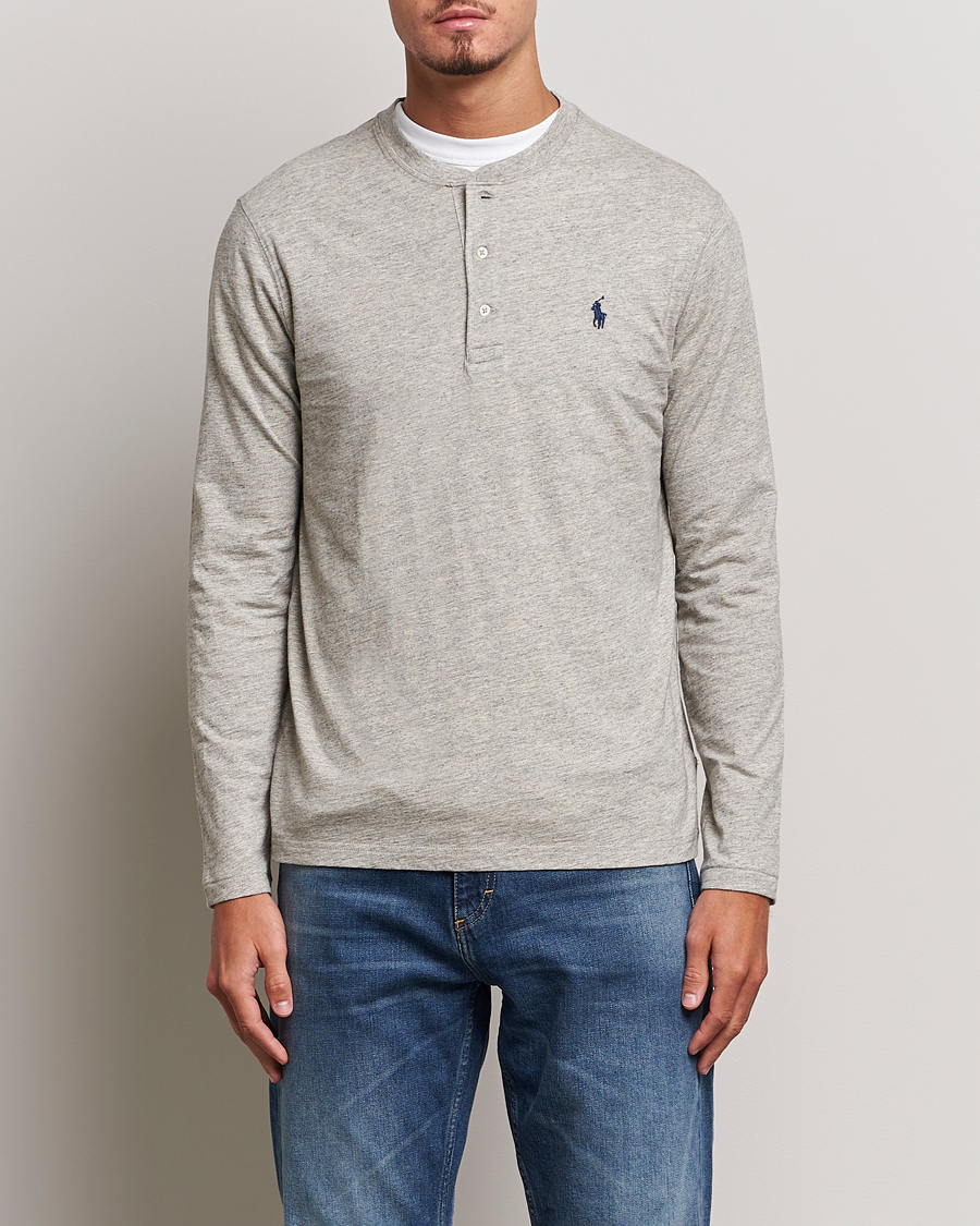 Hombres | Jerséis y prendas de punto | Polo Ralph Lauren | Slub Jersey Henley Loft Heather