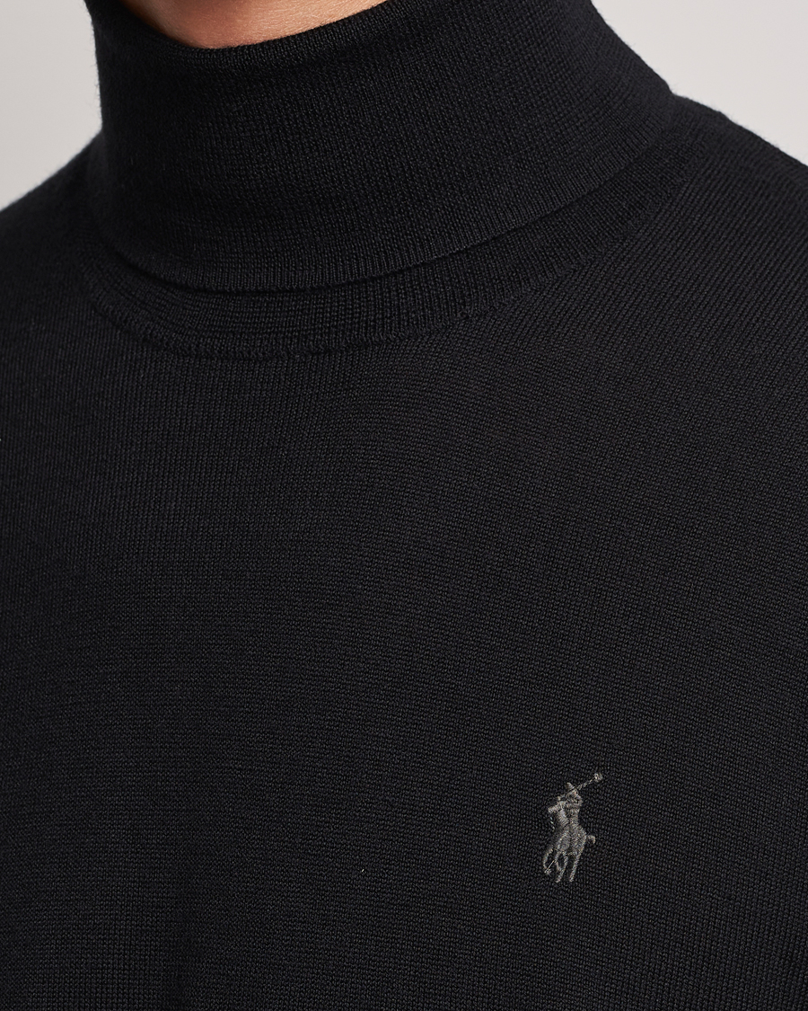 Hombres | Jerséis y prendas de punto | Polo Ralph Lauren | Merino Knitted Rollneck Black