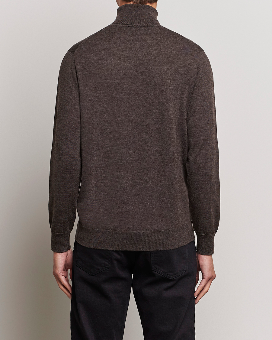 Hombres | Jerséis y prendas de punto | Polo Ralph Lauren | Merino Knitted Rollneck Brown Heather