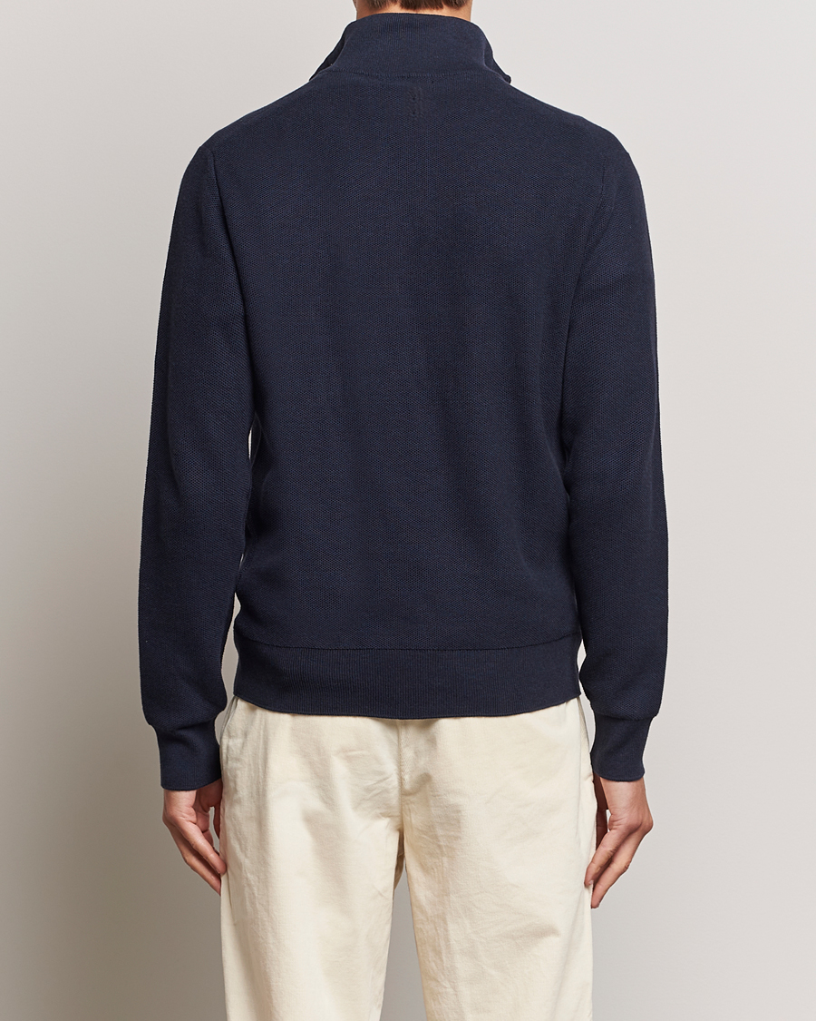 Hombres | Jerséis y prendas de punto | Polo Ralph Lauren | Textured Half Zip Navy Heather