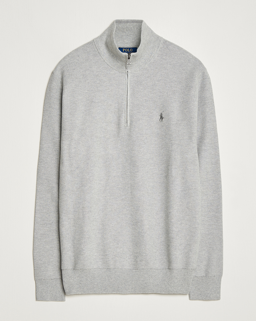 Hombres | Jerséis y prendas de punto | Polo Ralph Lauren | Textured Half Zip Andover Heather