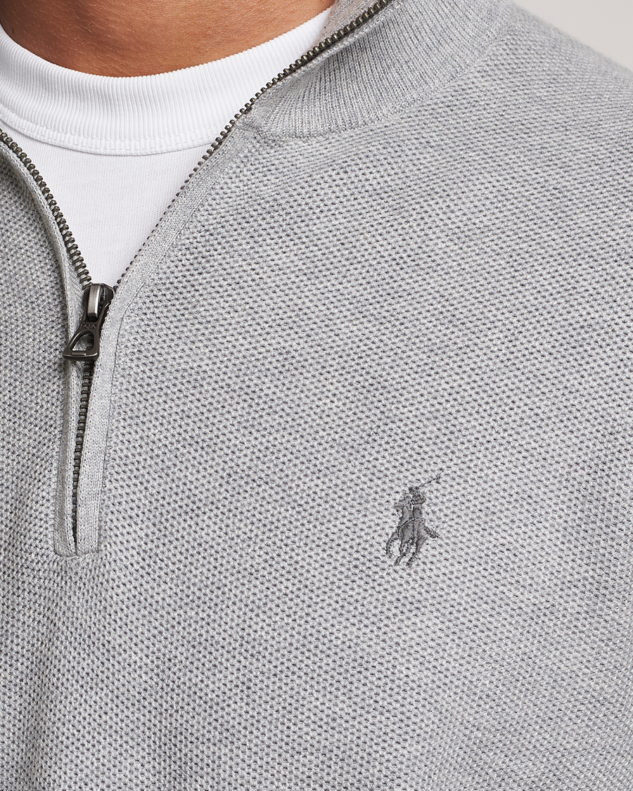 Hombres | Jerséis y prendas de punto | Polo Ralph Lauren | Textured Half Zip Andover Heather