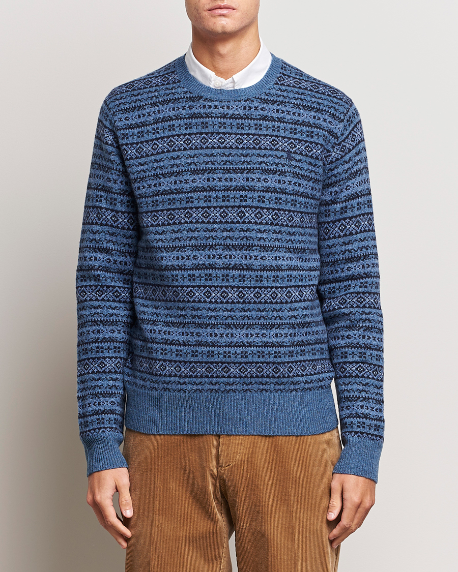 Hombres | Jerséis y prendas de punto | Polo Ralph Lauren | Wool/Cashmere Fairisle Sweater Navy