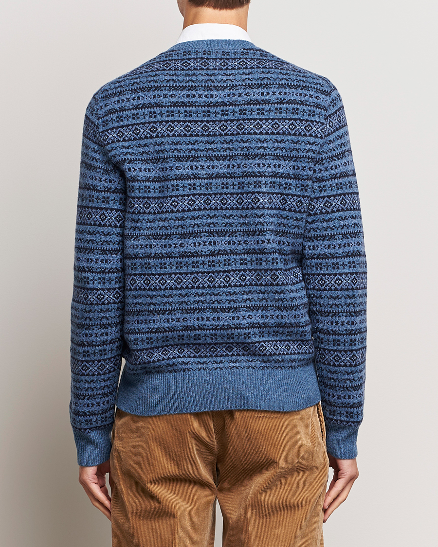 Hombres | Jerséis y prendas de punto | Polo Ralph Lauren | Wool/Cashmere Fairisle Sweater Navy