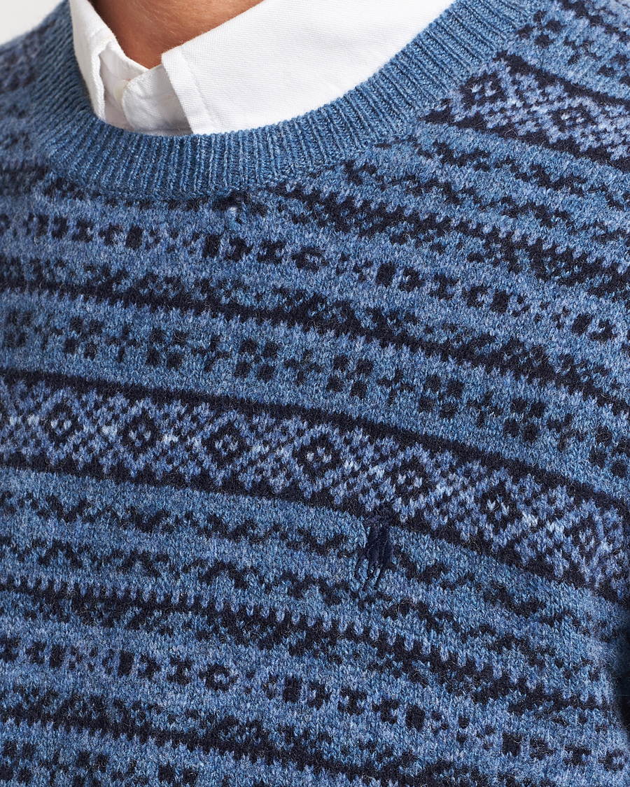 Hombres | Jerséis y prendas de punto | Polo Ralph Lauren | Wool/Cashmere Fairisle Sweater Navy
