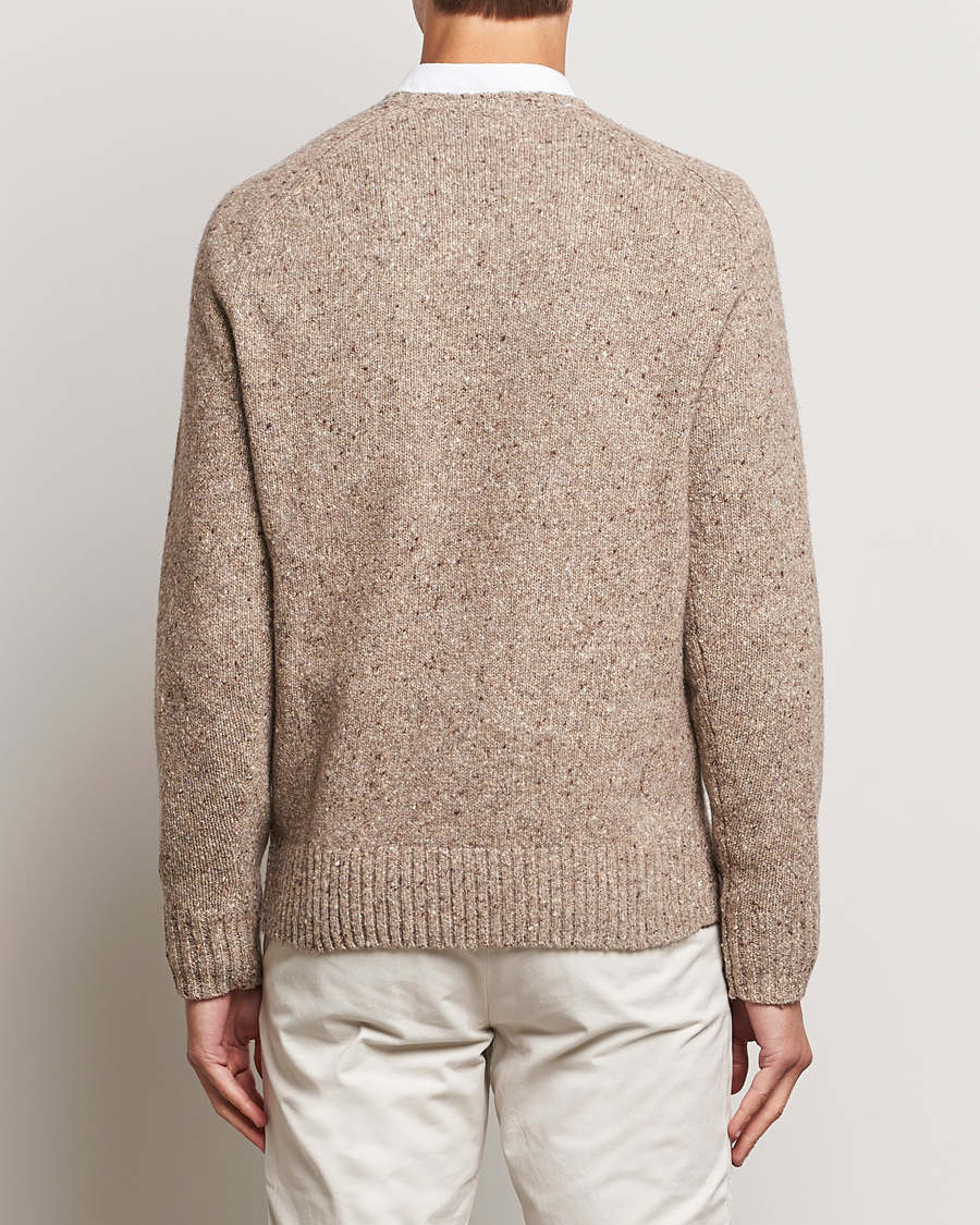 Hombres | Jerséis y prendas de punto | Polo Ralph Lauren | Wool Knitted Donegal Sweater Bark