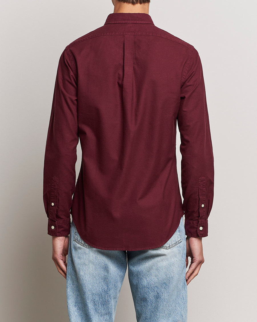 Hombres | Camisas | Polo Ralph Lauren | Slim Fit Garment Dyed Oxford Harvard Wine