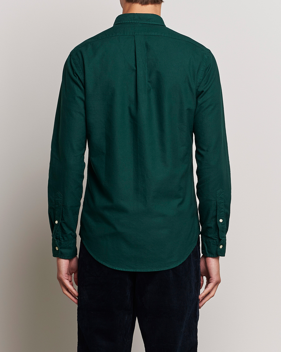 Hombres | Camisas | Polo Ralph Lauren | Slim Fit Garment Dyed Oxford Moss Agate