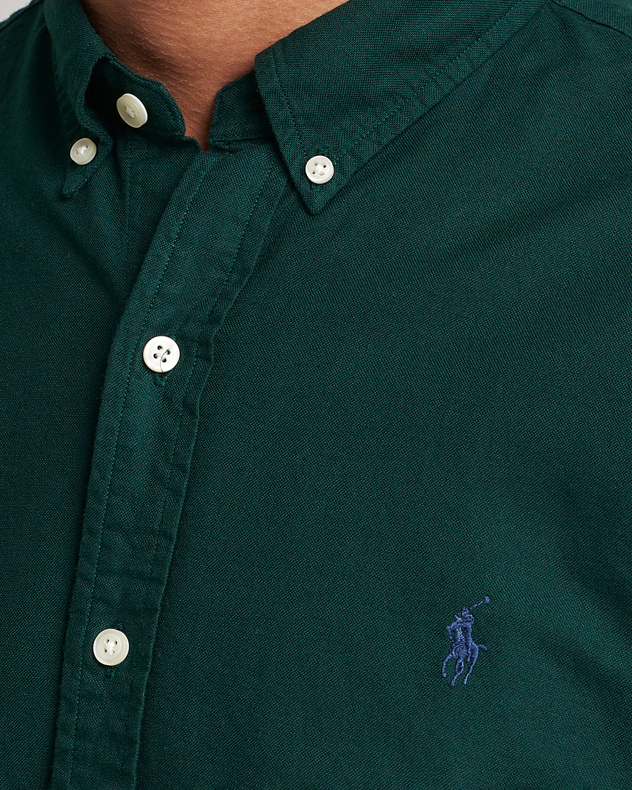 Hombres | Camisas | Polo Ralph Lauren | Slim Fit Garment Dyed Oxford Moss Agate
