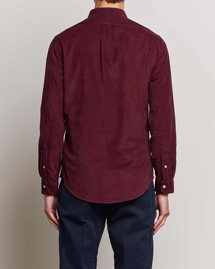 Hombres | Camisas | Polo Ralph Lauren | Slim Fit Corduroy Shirt Harvard Wine