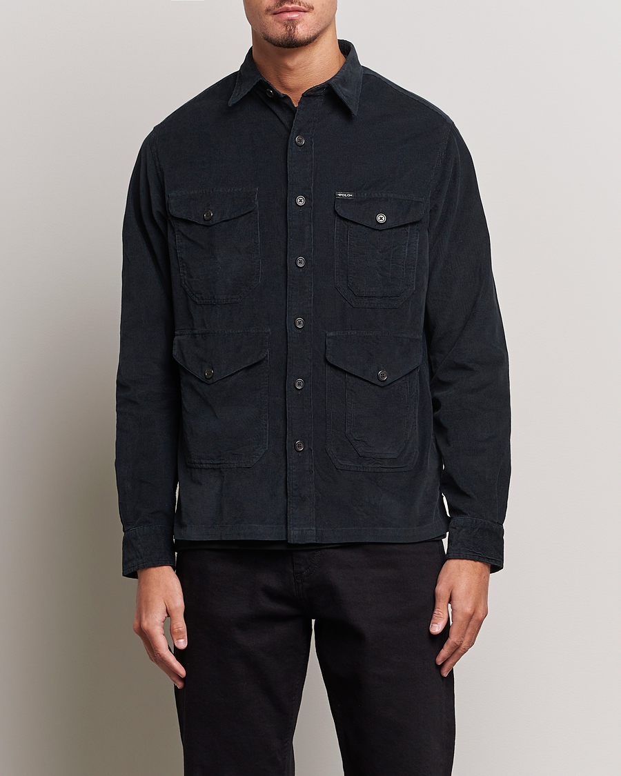 Hombres | Camisas | Polo Ralph Lauren | Corduroy Pocket Overshirt Black