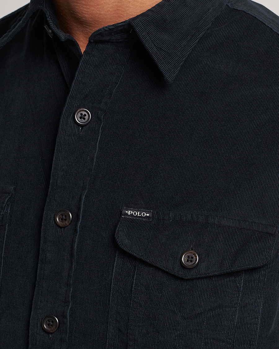 Hombres | Camisas | Polo Ralph Lauren | Corduroy Pocket Overshirt Black