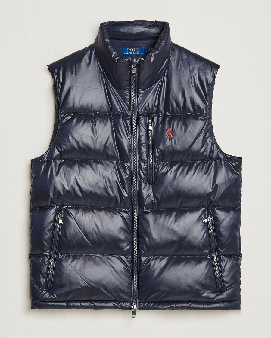 Hombres | Abrigos y chaquetas | Polo Ralph Lauren | El Cap High Gloss Down Vest Collection Navy