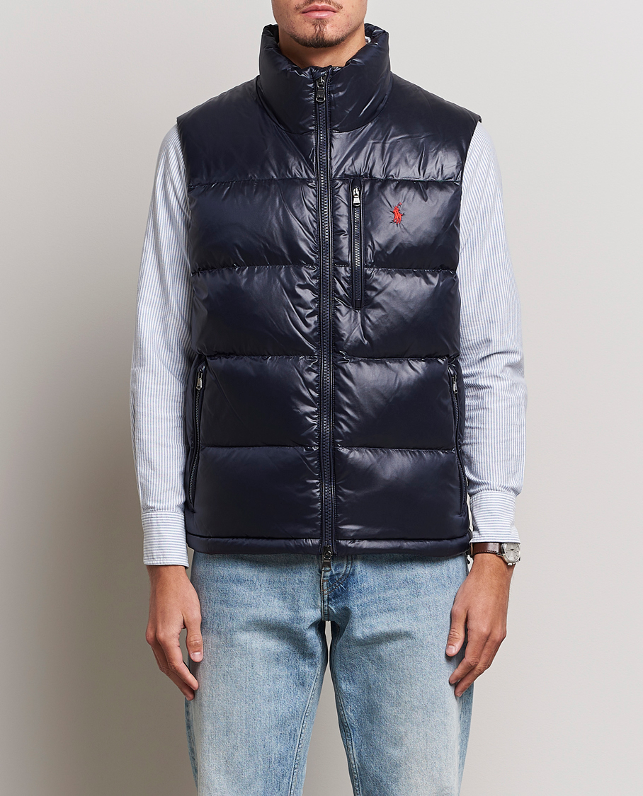 Hombres | Abrigos y chaquetas | Polo Ralph Lauren | El Cap High Gloss Down Vest Collection Navy