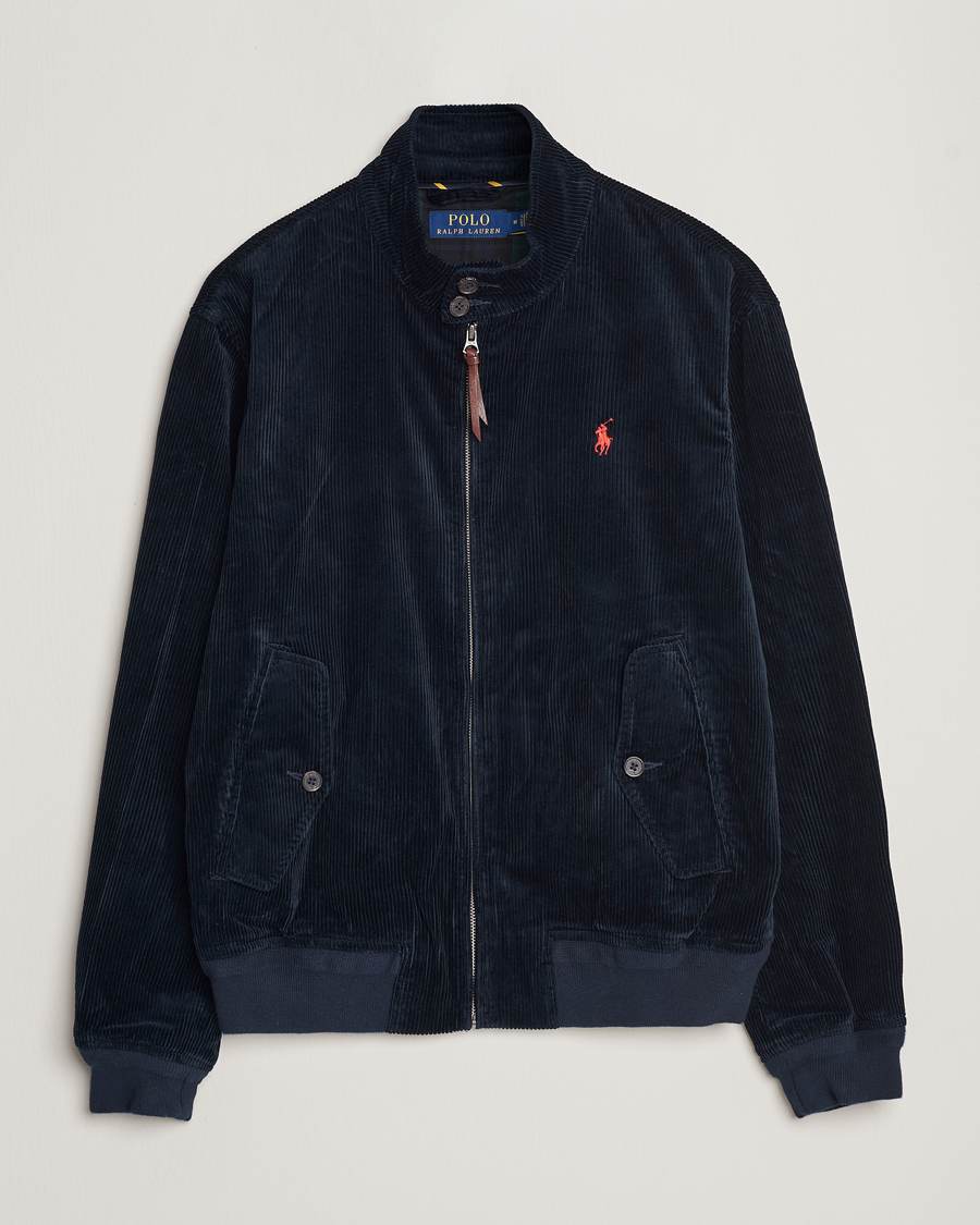 Hombres | Abrigos y chaquetas | Polo Ralph Lauren | Corduroy Lined Harrington Jacket Aviator Navy