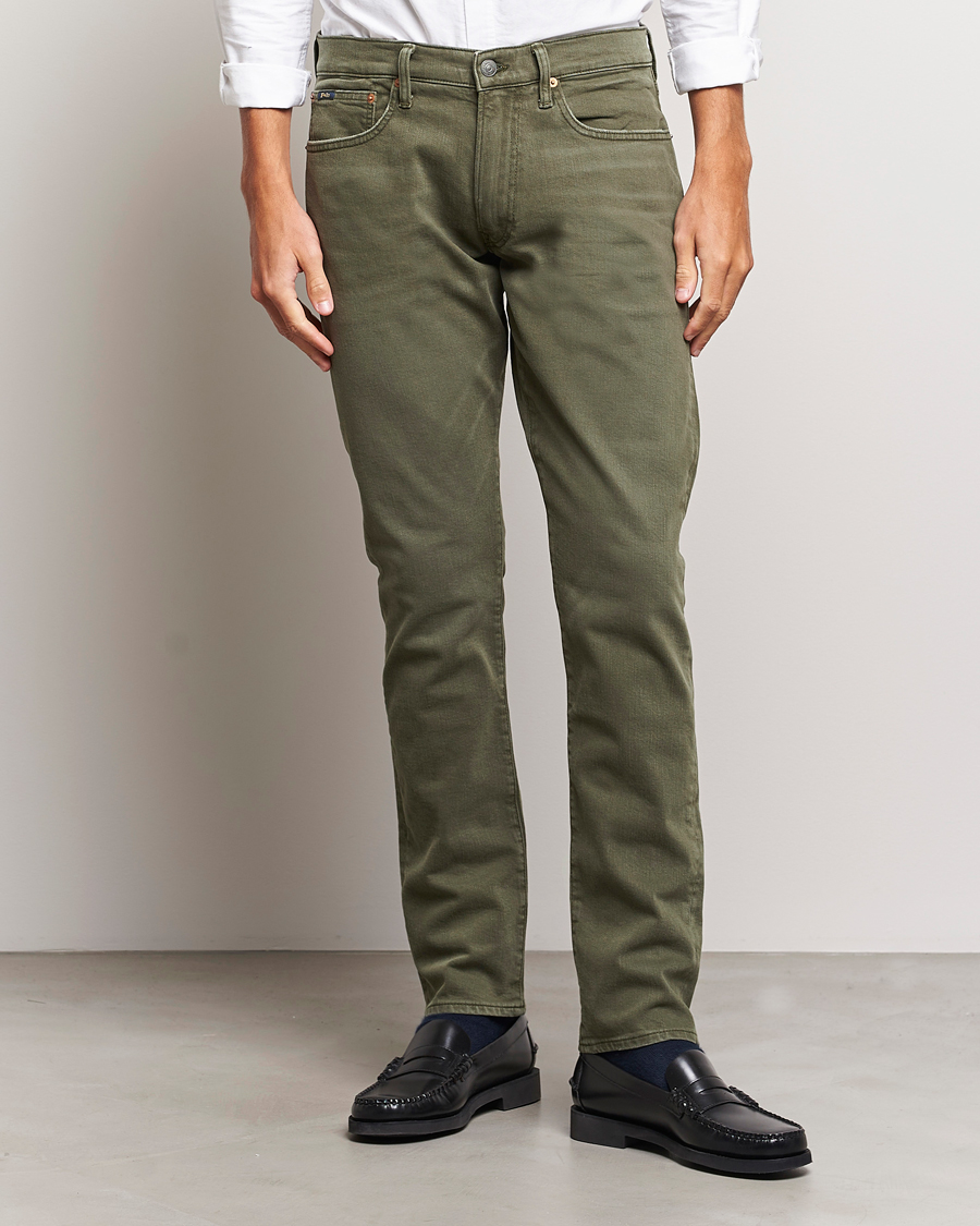 Hombres | Pantalones | Polo Ralph Lauren | Sullivan Slim Fit Stretch 5-Pocket Pants Green