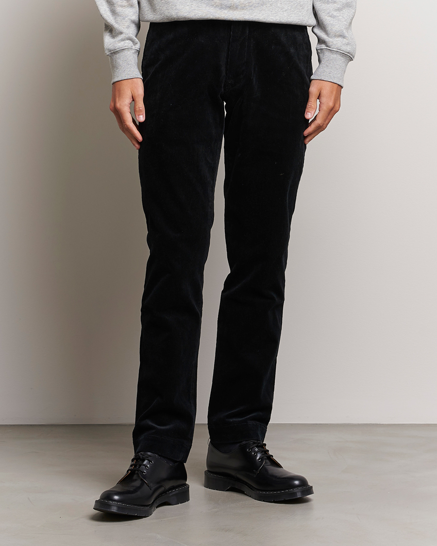 Hombres | Pantalones | Polo Ralph Lauren | Bedford Slim Fit Corduroy Trousers Black