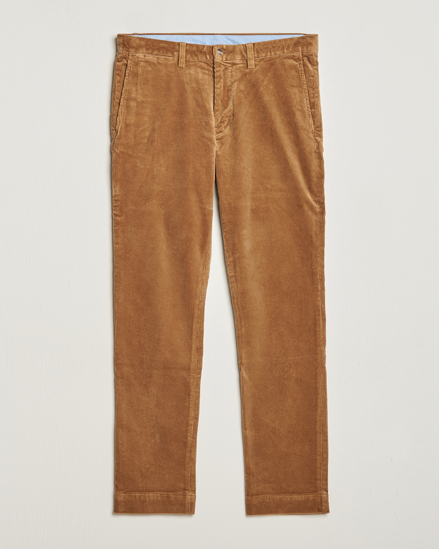 Hombres | Pantalones | Polo Ralph Lauren | Bedford Slim Fit Corduroy Trousers Golden Brown