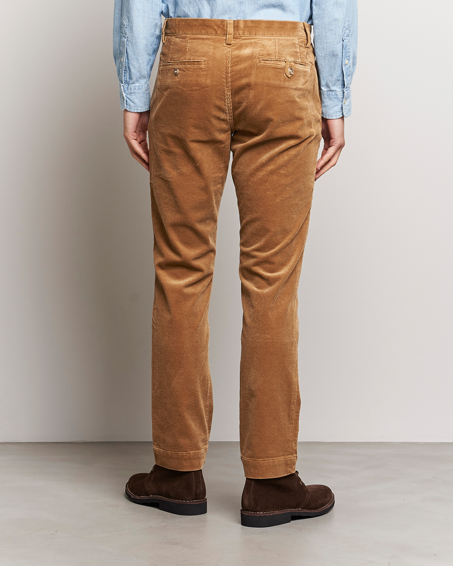 Hombres | Pantalones | Polo Ralph Lauren | Bedford Slim Fit Corduroy Trousers Golden Brown